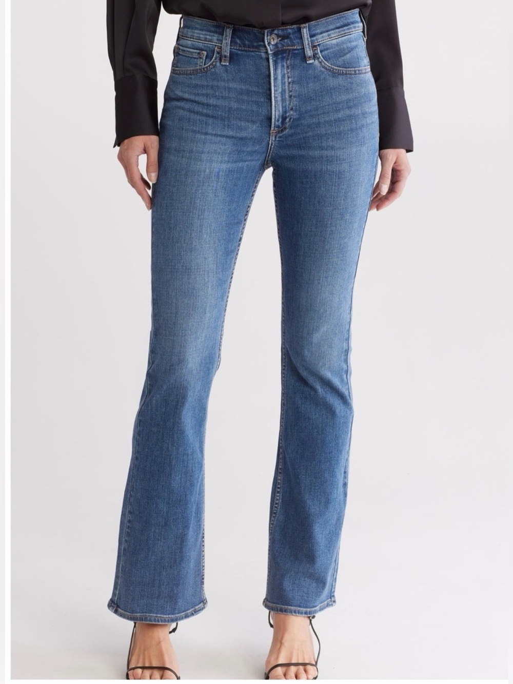 rag & bone Medium Blue Flare Jeans NWT